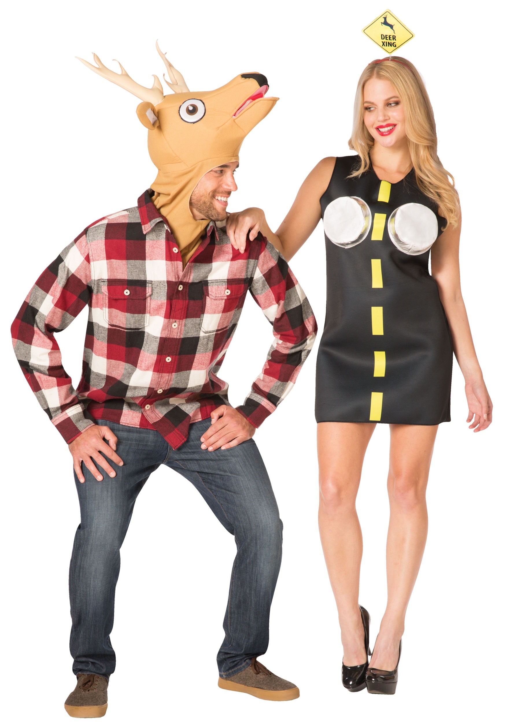 Couples Costume - Deer In Headlights