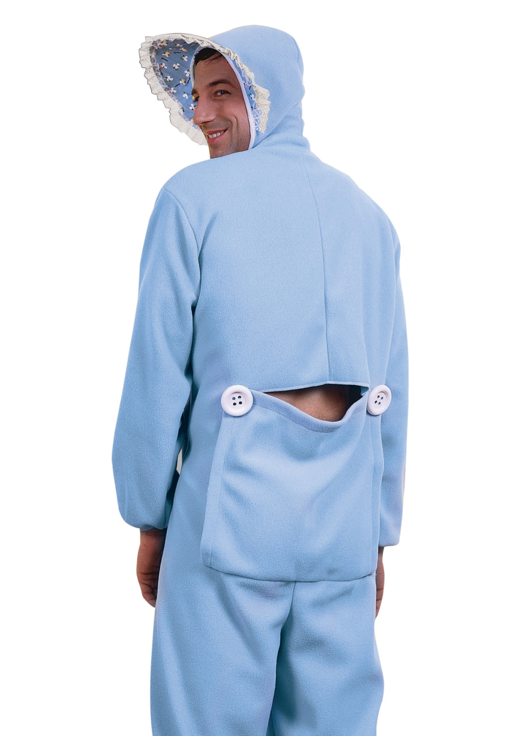 Disfraz de pijama para bebé adulto en azul Multicolor