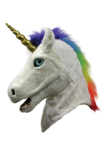Unicorn Moving Mouth Adult Mask