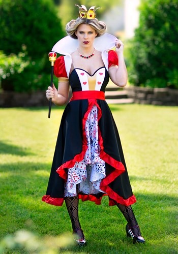 Plus Size Flirty Queen of Hearts Women's Costume | Alice in Wonderland Costumes