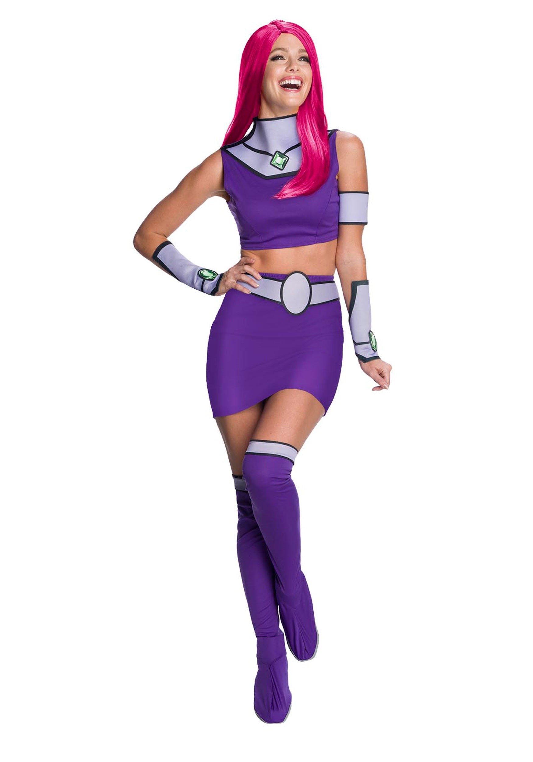 Teen Titan Starfire Women's Costume Medium Purple