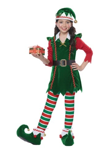 Kids Christmas Elf Costume