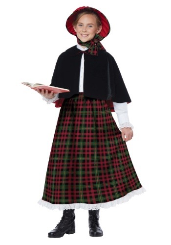 Girls Holiday Caroler Costume