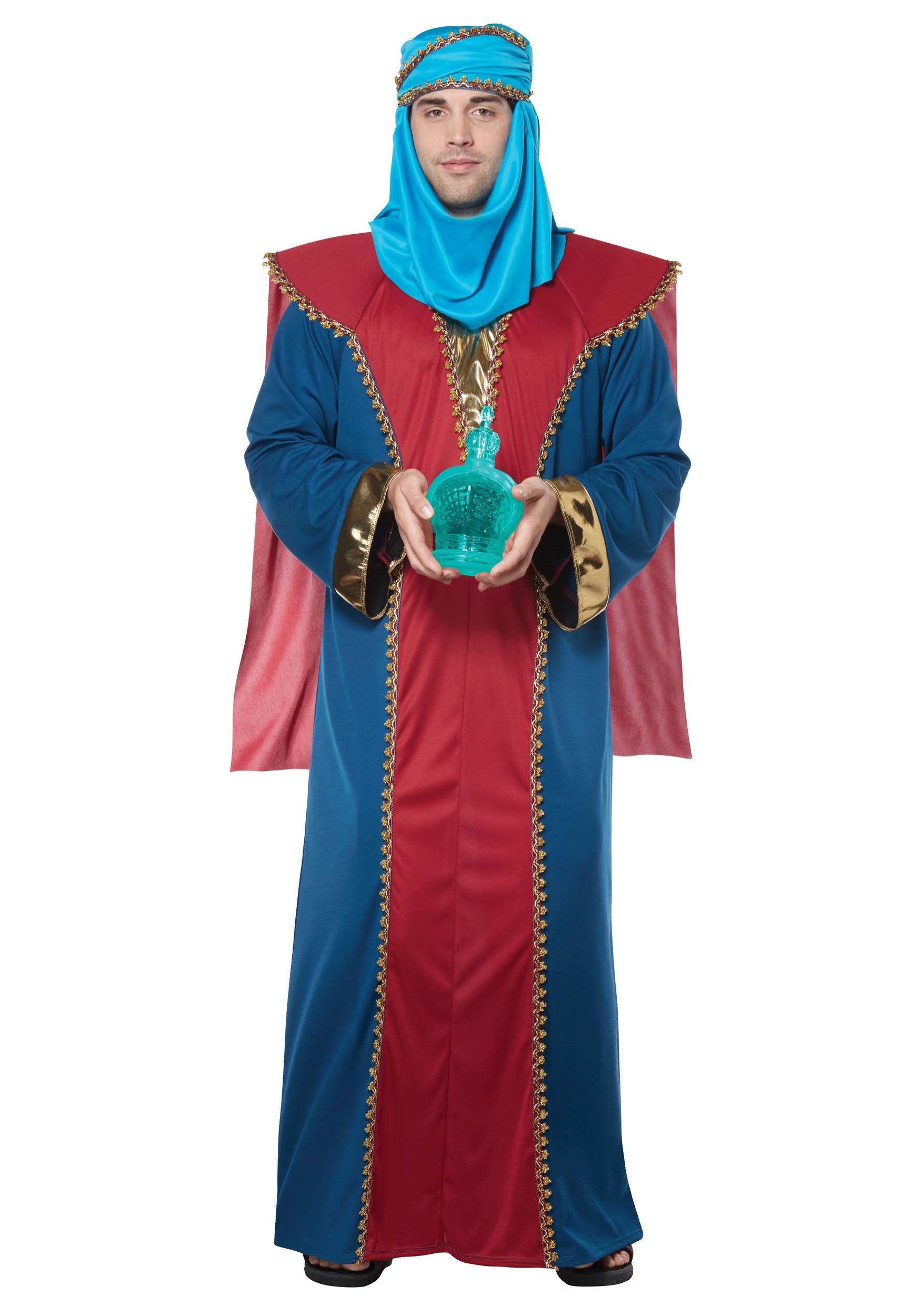 Adults Blue Wise Man Magi Religious Biblical Christmas Costume 