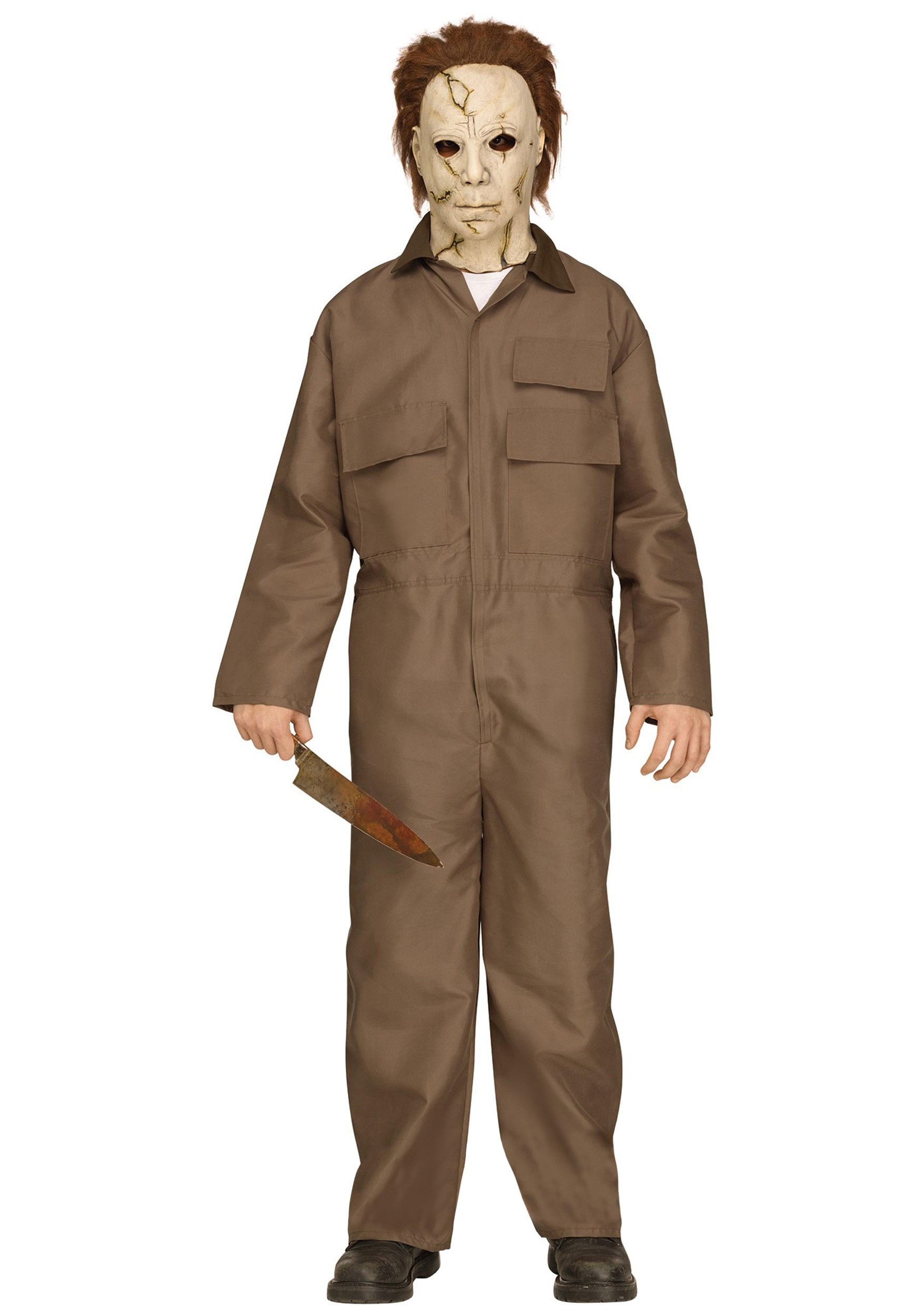 Rob Zombie Halloween Michael Myers Costume For Teens , Scary Costumes