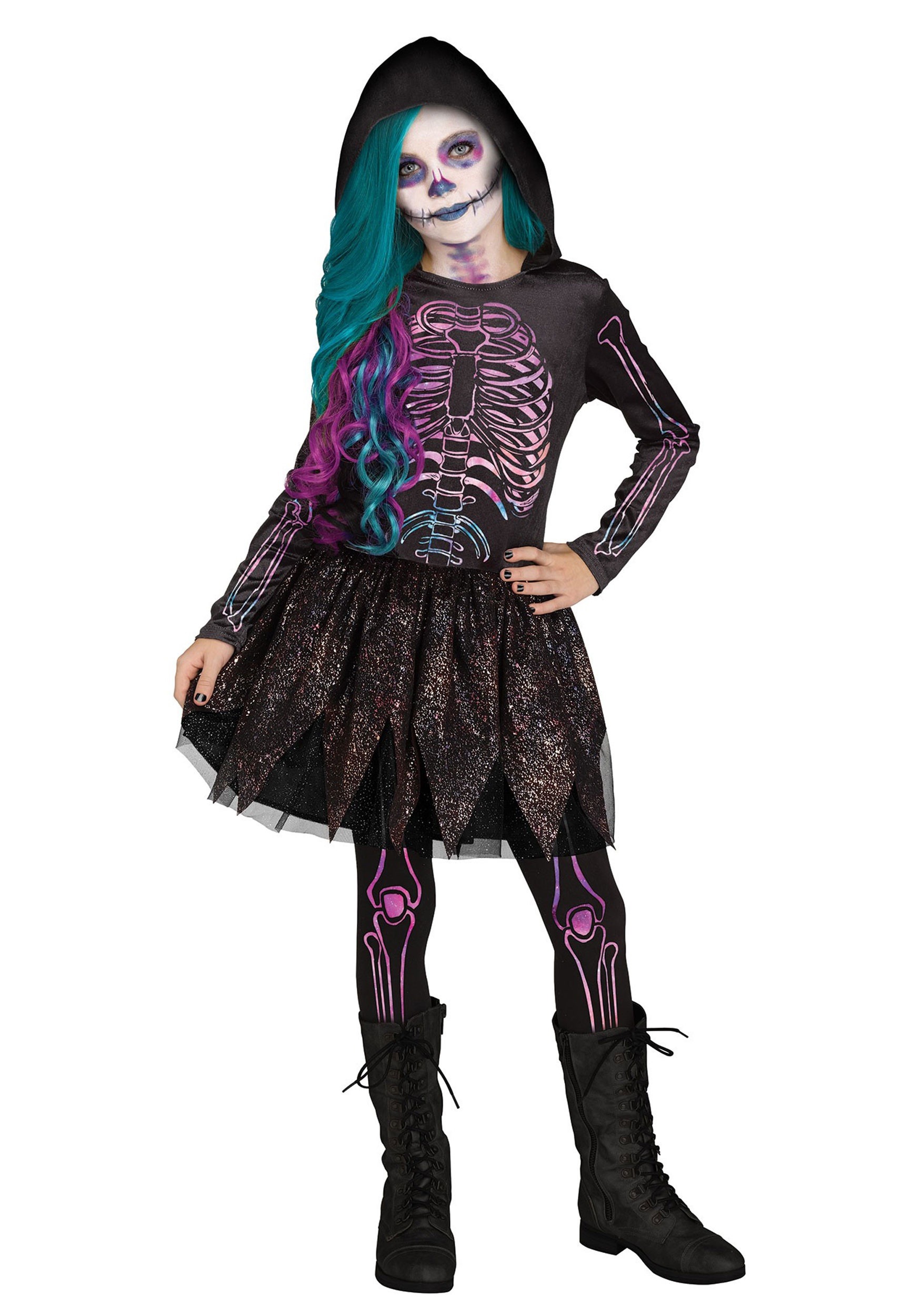 Girl Skeleton Costume