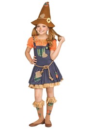 Sweet Scarecrow Costume For Girls