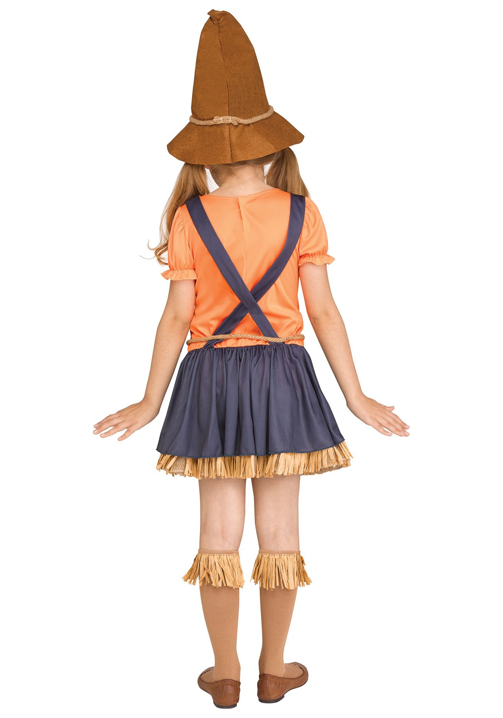 Sweet Scarecrow Costume For Girls