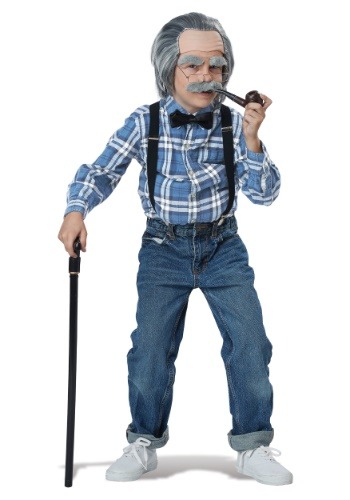 Boys Old Man Costume Kit