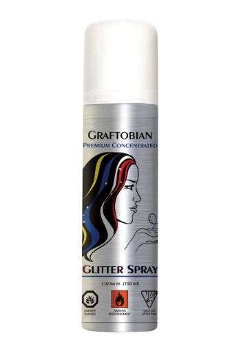 Deluxe Silver Glitter Hairspray