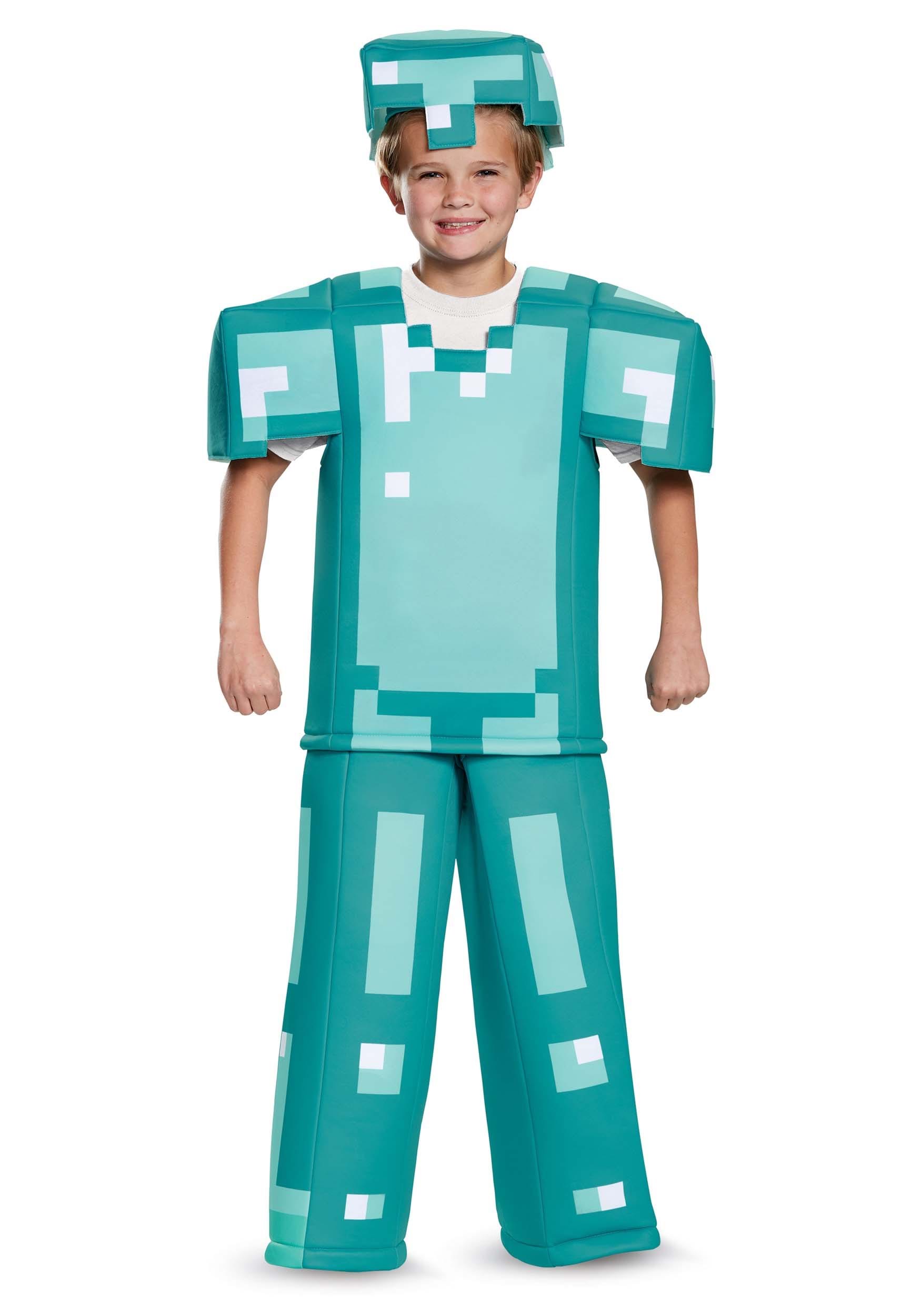 Disfraz de armadura de Kid de Prestige Minecraft Multicolor
