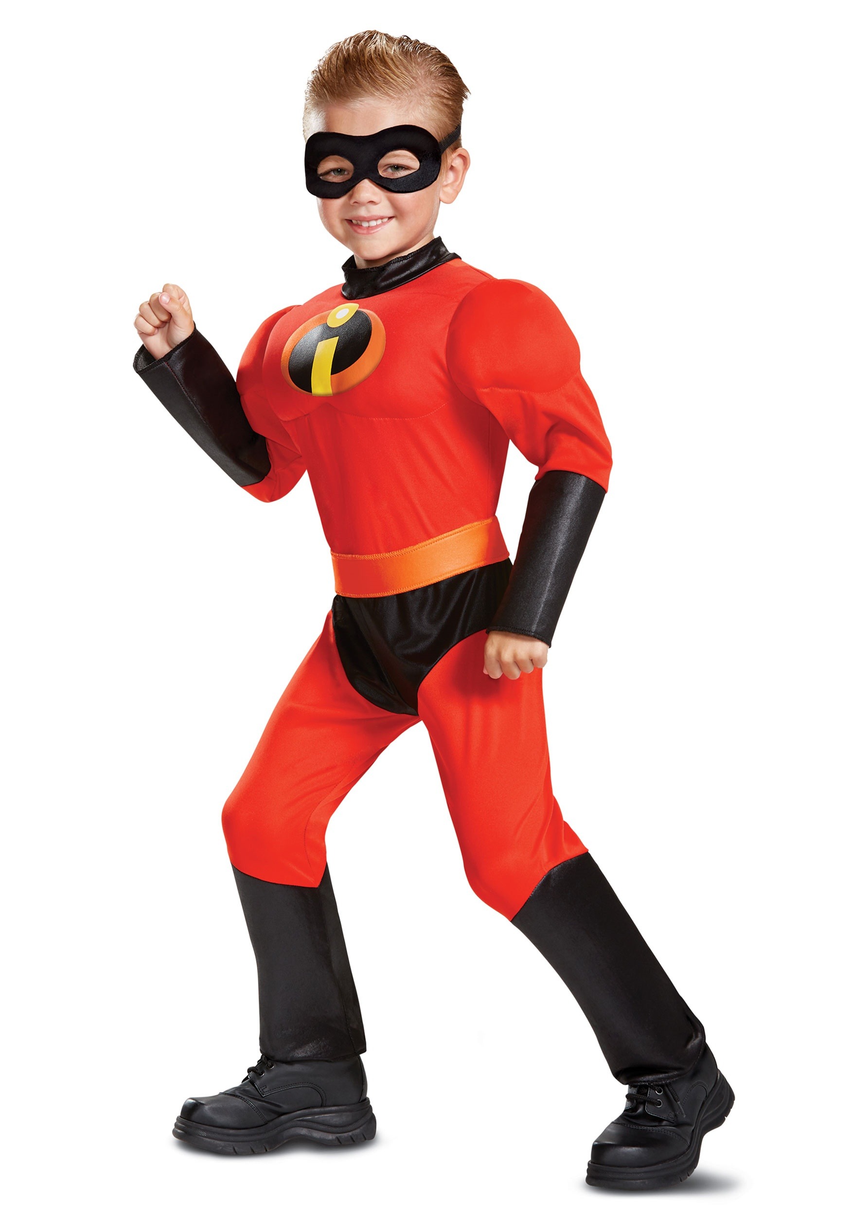 Photos - Fancy Dress Disney Disguise  Incredibles 2 Classic Dash Muscle Costume for Toddlers Bla 
