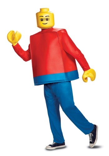 Deluxe LEGO Adult Lego Guy Costume