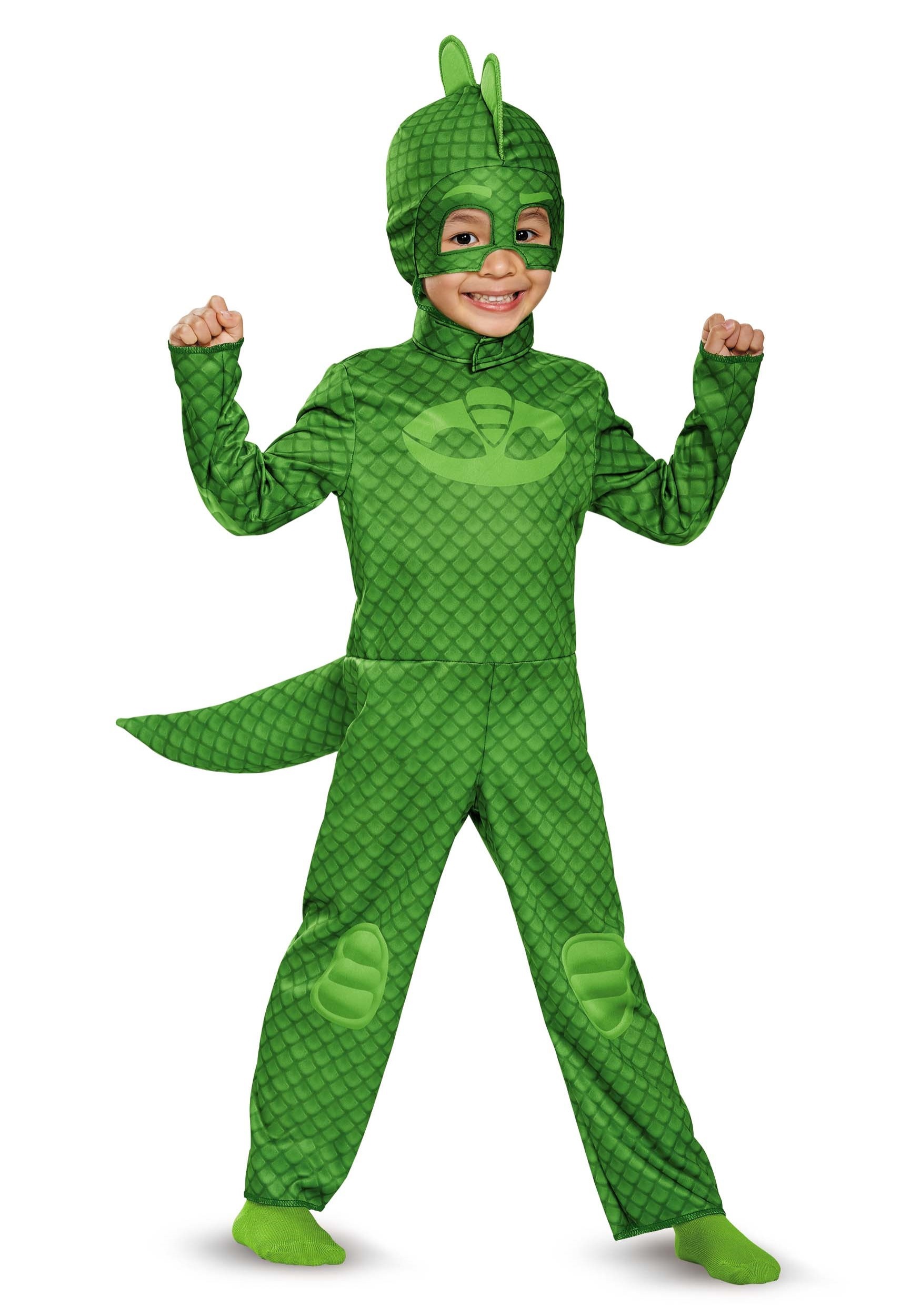 Photos - Fancy Dress PJ Masks Disguise  Classic Gekko Costume for Toddlers Green 