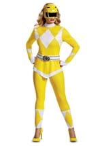 Power Rangers Women's Yellow Ranger Costume Alt 1