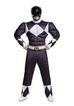Power Rangers Men's Black Ranger Muscle Costume Alt 2
