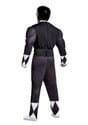 Power Rangers Men's Black Ranger Muscle Costume Alt 1