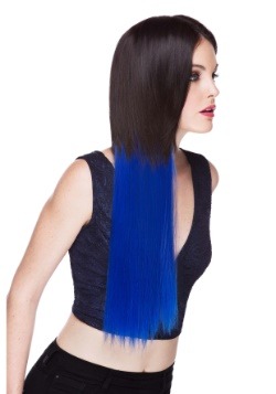 Regal Blue 22" Heat Stylable Clip In Hair Extension1