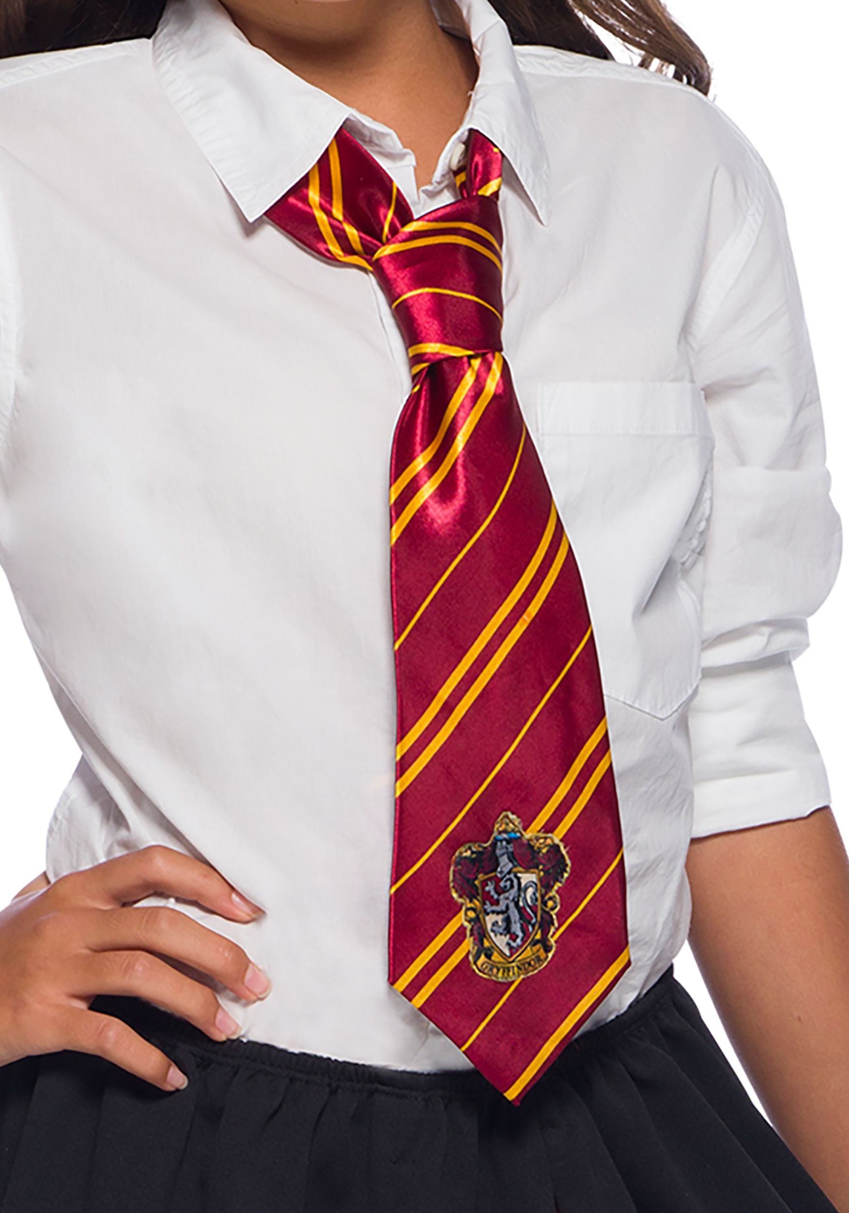 New Harry Potter Gryffindor House Cosplay Costume Necktie Silk Tie 
