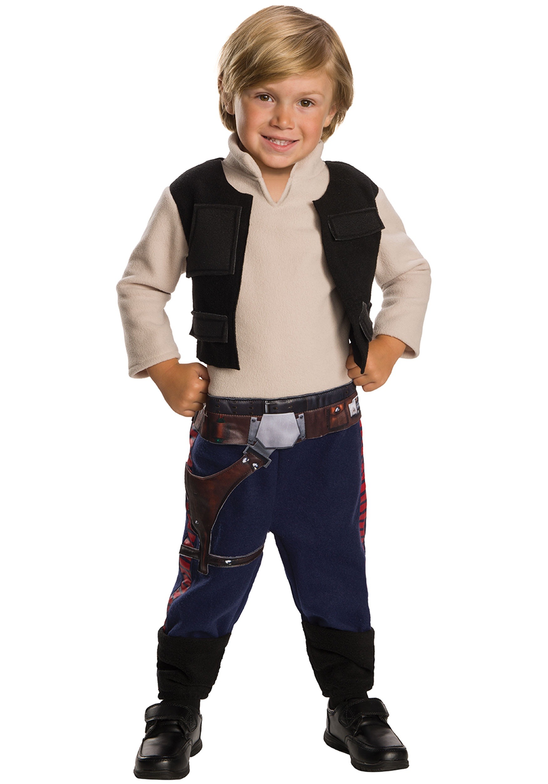 Photos - Fancy Dress Rubies Costume Co. Inc Star Wars Han Solo Costume for Toddlers Brown/B 
