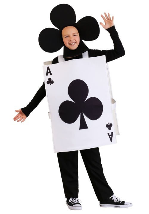 Kid's Ace of Clubs Card Costume