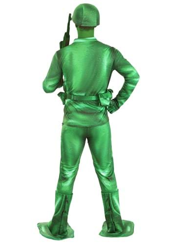 Plastic Green Army Man Adult Costume | Toy Costumes