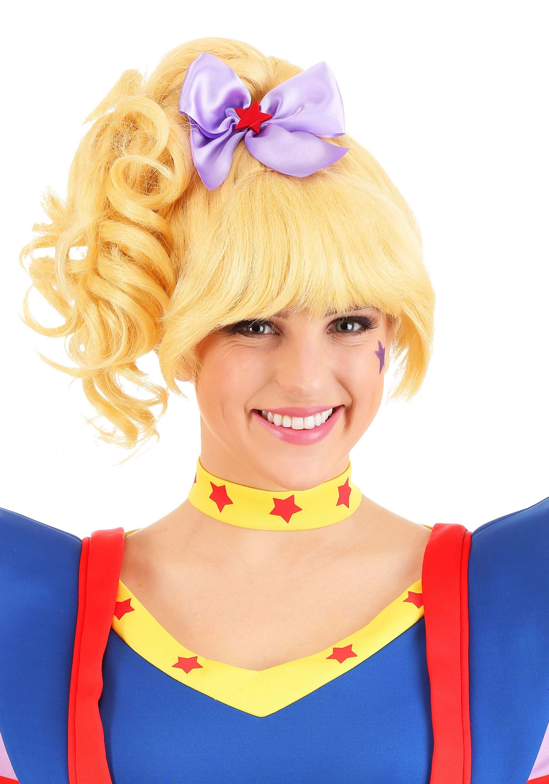 Women's Rainbow Brite Costume Wig , Rainbow Brite Accessories