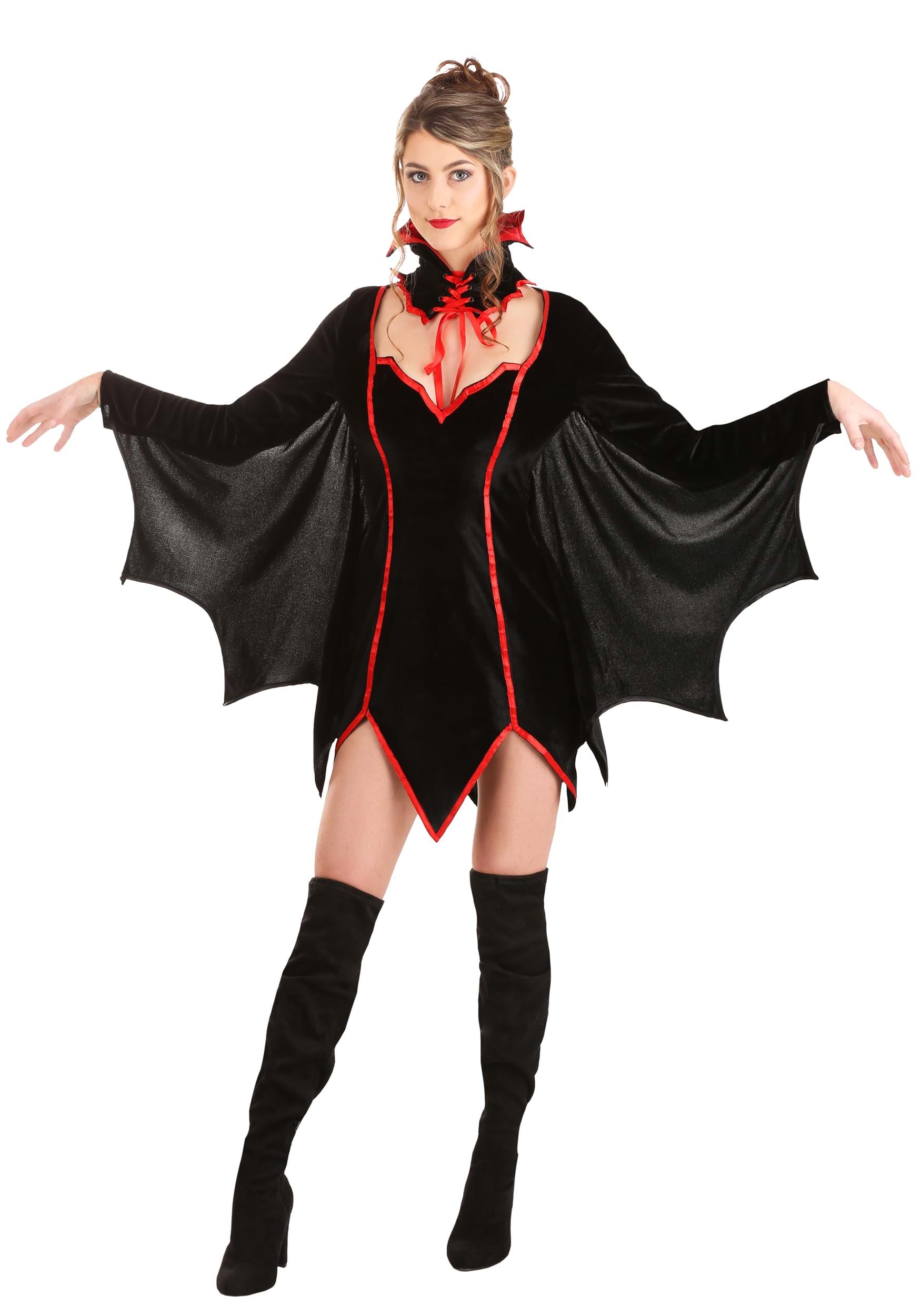 Fever Gothic Cheerleader Ladies Fancy Dress Halloween Vampire Womens Costume New 