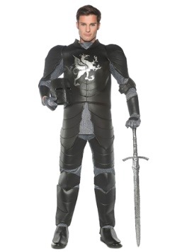 Mens Black Knight Costume