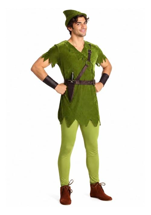 Adult Green Peter Pan Costume upd