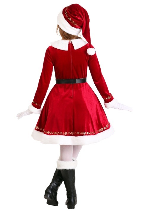 Girl's Red Santa Costume Dress