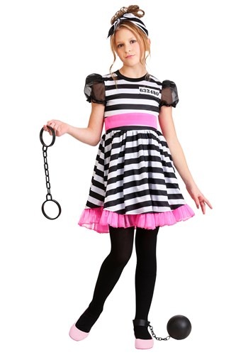 Prisoner Costume Girl's Glam