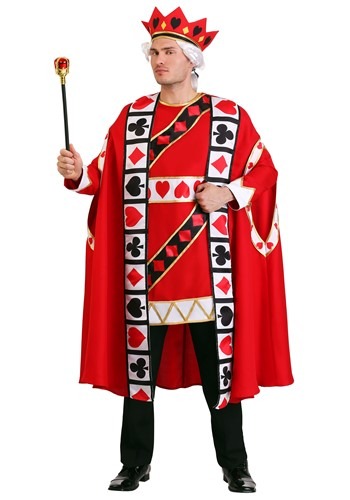 King of Hearts Costume Men's