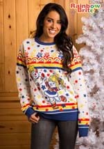 Adult Classic Rainbow Brite Ugly Christmas Sweater Alt 3