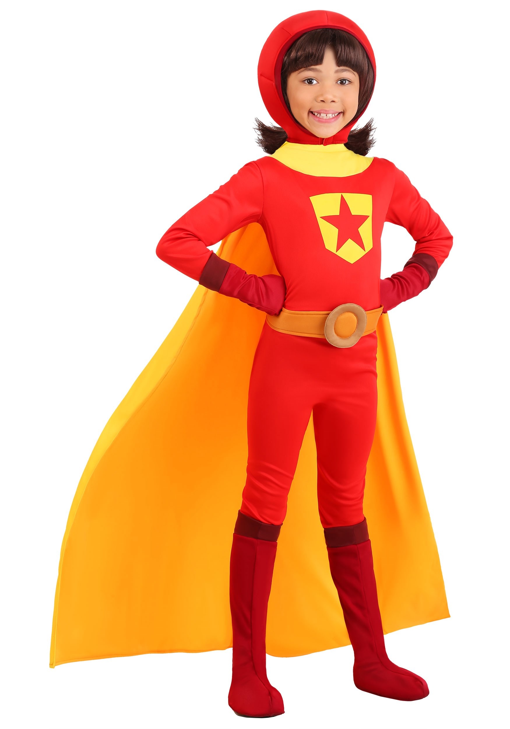 Photos - Fancy Dress FUN Costumes Child Word Girl Costume | Kid's Storybook Costumes Red/Ye