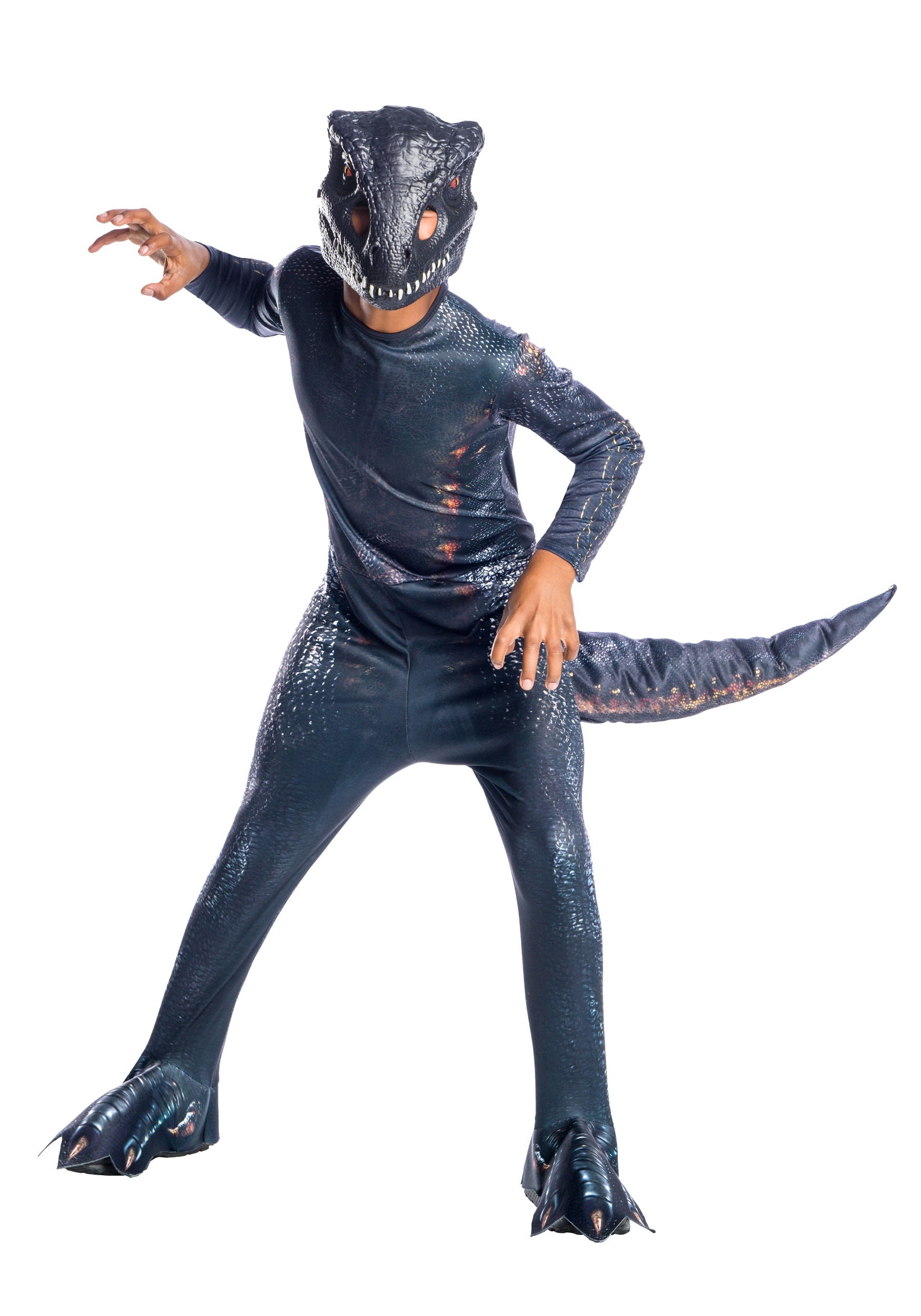 Jurassic World Fallen Kingdom Indoraptor Dinosaur Costume For Kids