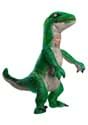 Inflatable Green Velociraptor Kids Costume
