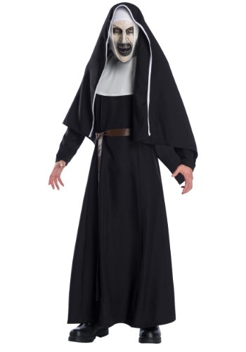 The Nun Costume - comes with the mask, neck thing, - Depop