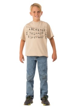 Child Stranger Things Alphabet Shirt