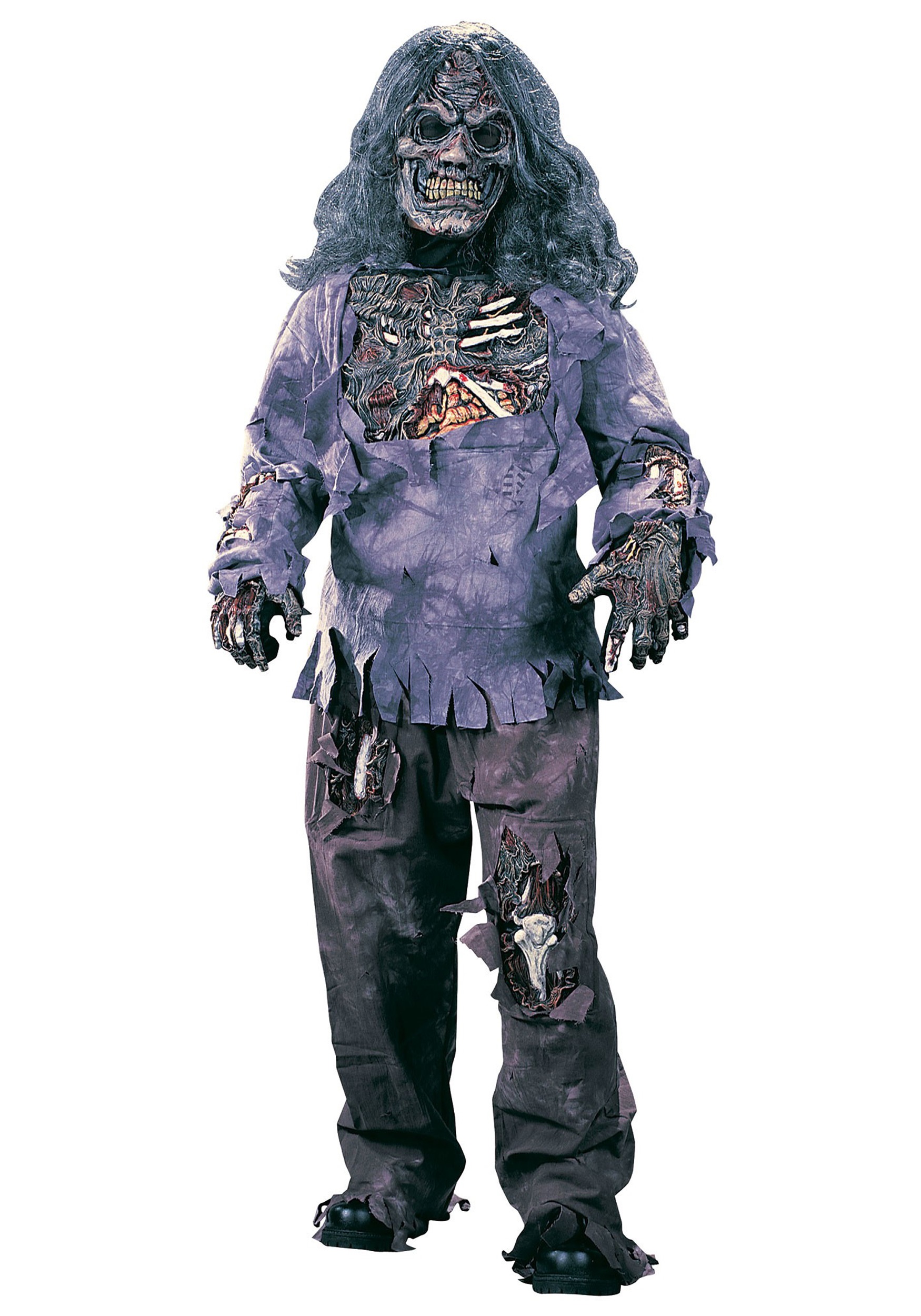 Photos - Fancy Dress Zombie Fun World Wretched Child  Costume Gray 