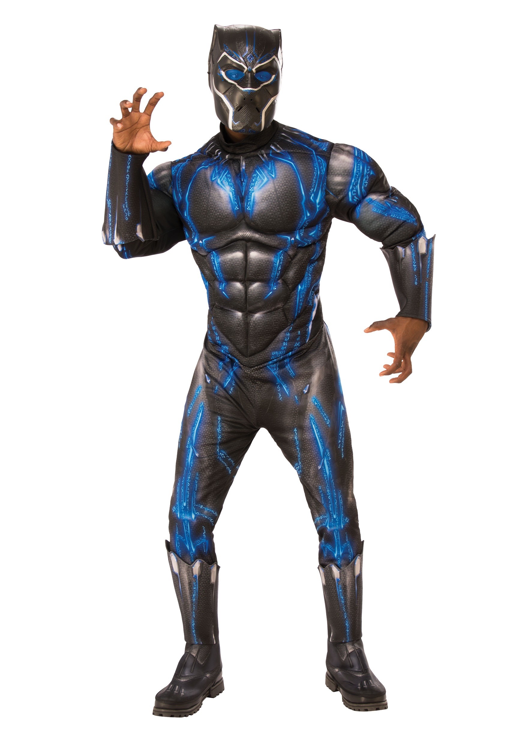 Black Panther Blue Deluxe Adult Adult Multicolor Colombia