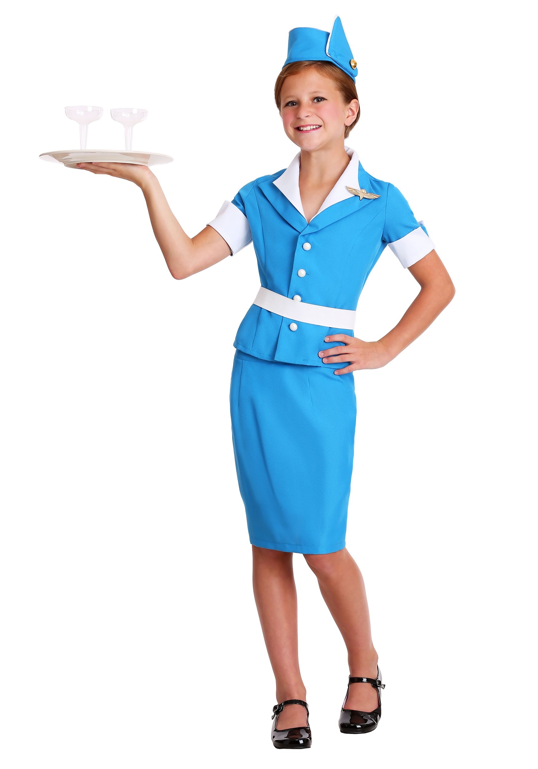 Adult 60's Flight Attendant Stewardess Costume | art-kk.com
