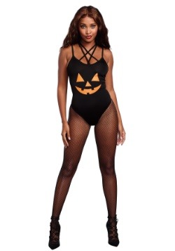 Women's Pumpkin Bodysuit