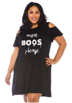 Plus Size More Boos Jersey Dress