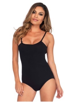 Women's Basic Black Bodysuit