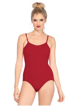 Women's Basic Red Bodysuit