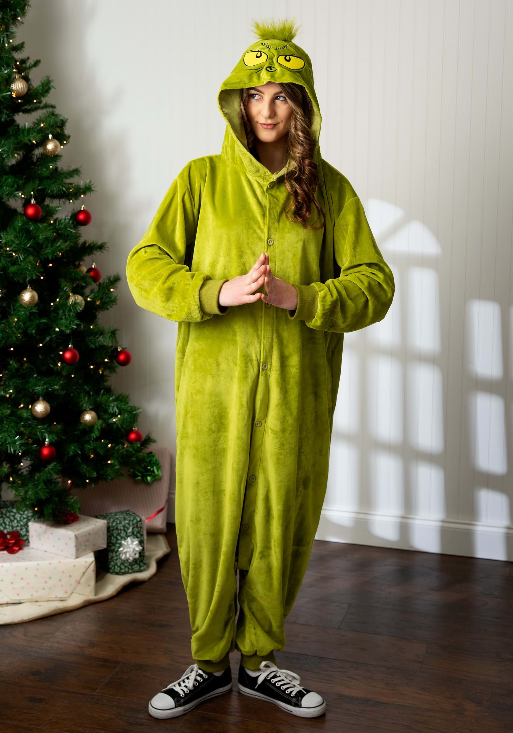 Adult Grinch Onesies, UP TO 74% OFF Generous Deal 