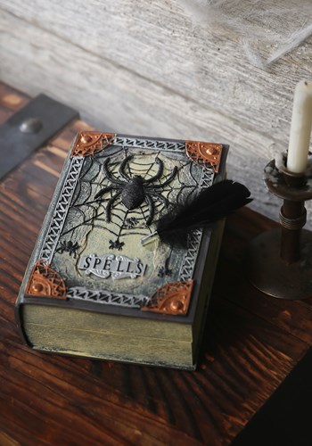 Spellbook with Moving Feather