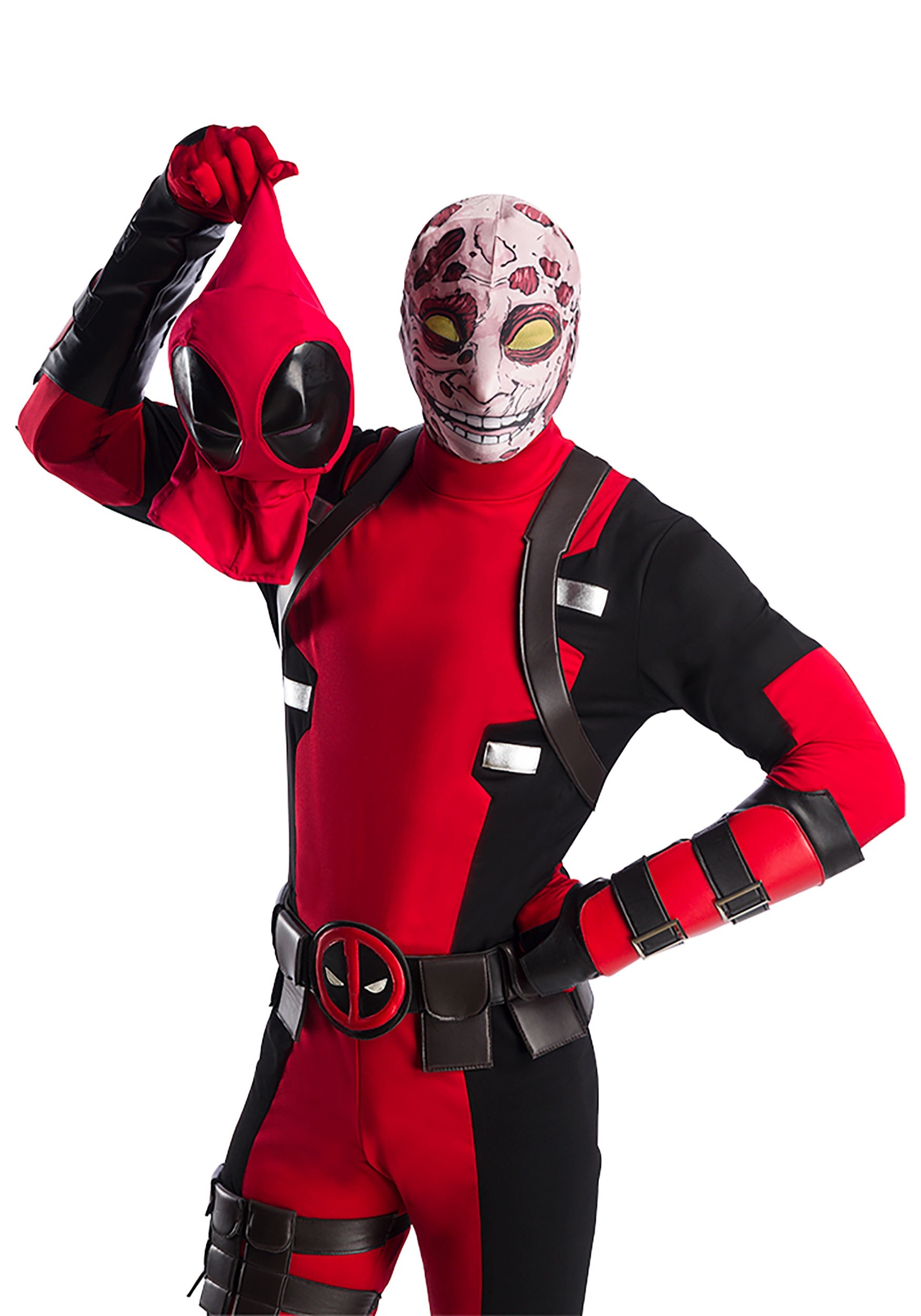 Premium Marvel Deadpool Plus Size Costume for Men