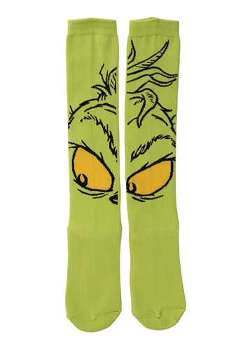 The Grinch Adult Knee High Socks | Grinch Accessories